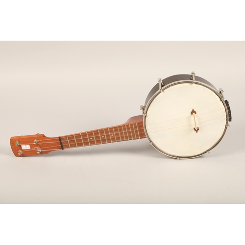 291 - Grover Banjolele, overall length 56 cm in leather case