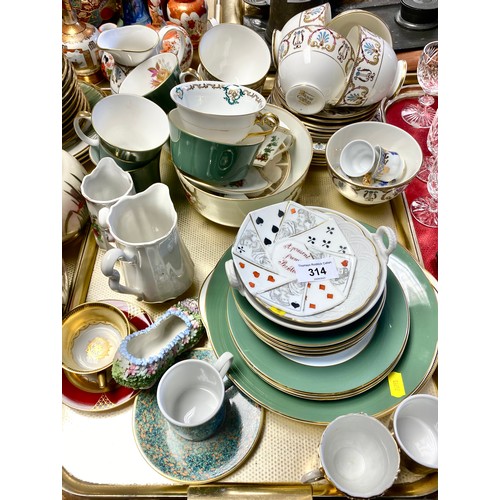 314 - Royal Grafton tea ware, etc