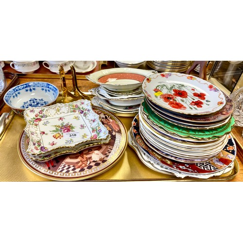 310 - Various decorative plates and bowls