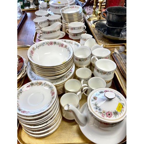 309 - Large quantity of Royal Albert Paragon 'Belinda' including dinner plates, tureens, coffee pot, coffe... 