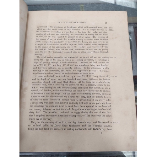 90 - PARRY WILLIAM EDWARD.  Journal of a Voyage for the Discovery of a North-West Passage from the Atlant... 