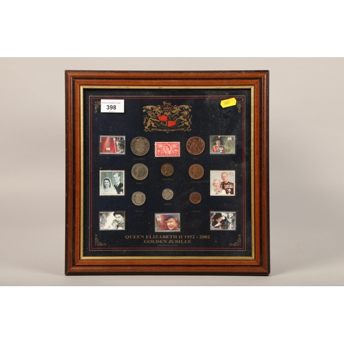 398 - Framed plaque