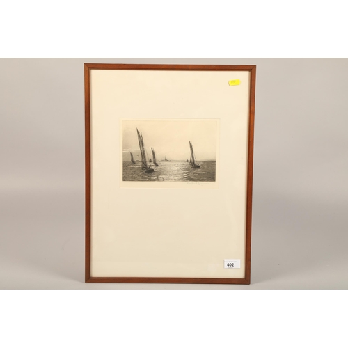 402 - Rowland Langmaid, framed etching, 