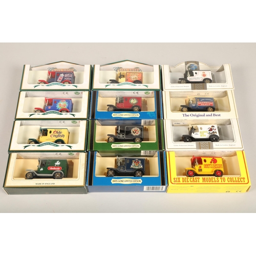 332 - Assortment die cast vehicles including Lledo days gone by