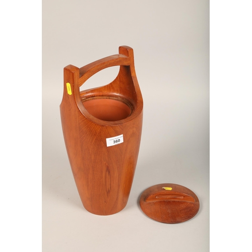 360 - Vintage  Danish Teak Dansk design wine cooler