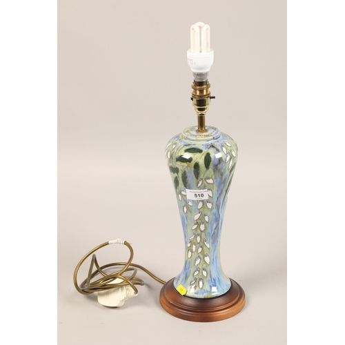 510 - Pottery table lamp base 