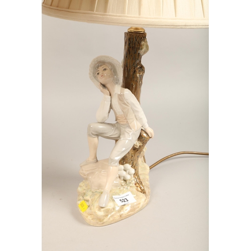 523 - Two figure table lamps