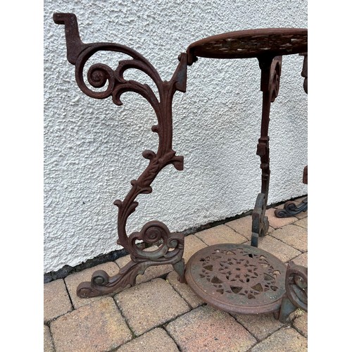 487 - Wrought iron table base