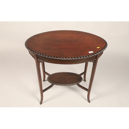 533 - Mahogany oval window table