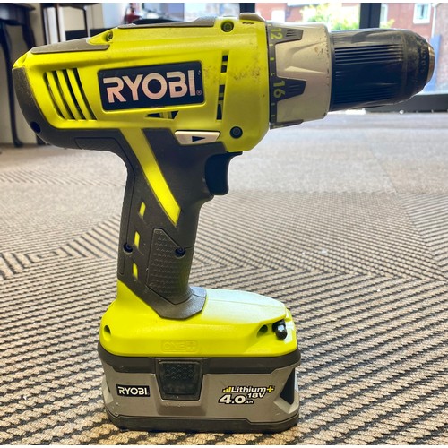 448 - boxed Ryobi cordless drill