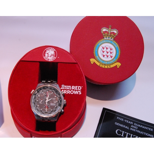 Citizen eco drive hot sale red arrows instructions