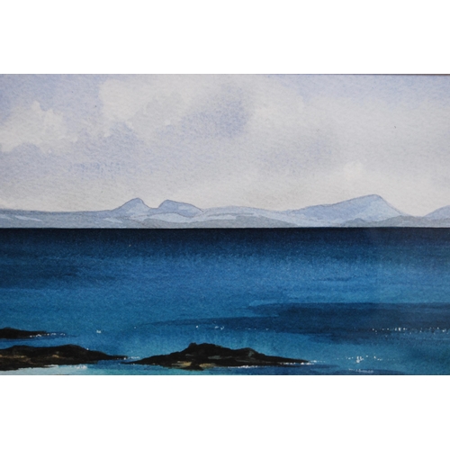 249 - Jim Nicholson (Scottish, 1924 - 1996)Balnahard Bay, ColonsaySigned and dated 1989, watercolour, 31cm... 