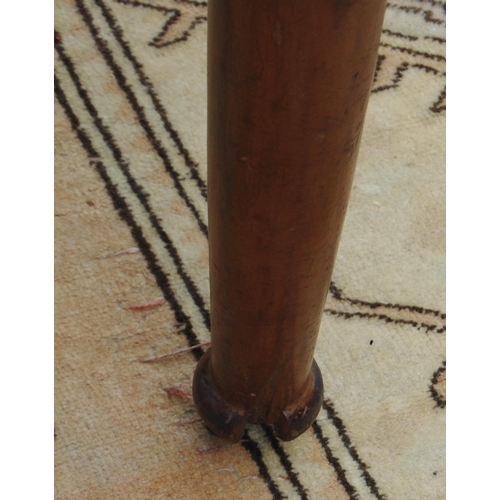 338 - Victorian mahogany library table with later tooled leather inset to the top and a pair of short draw... 