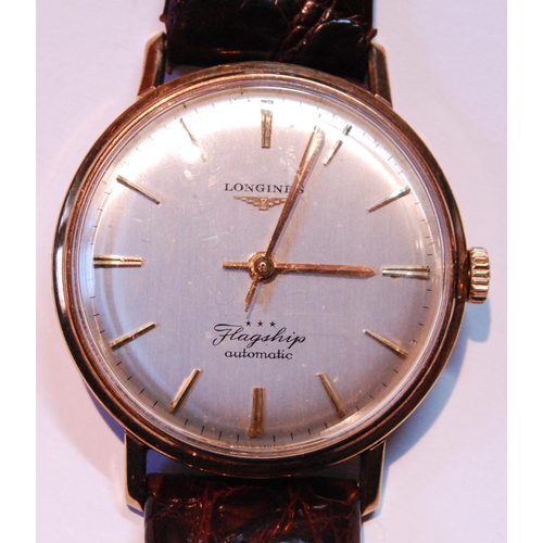 Gent s Longines Flagship Automatic watch no. 13364570 342 9ct