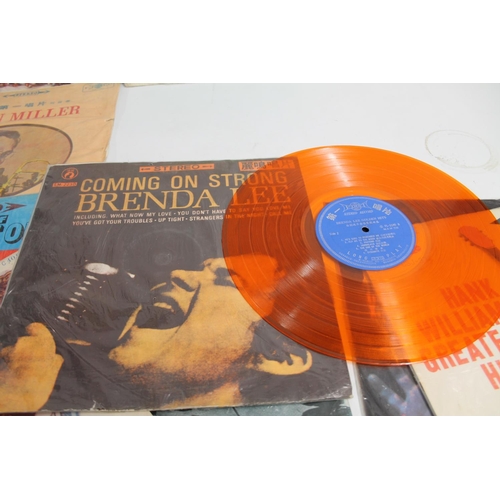 294 - Collection of Taiwan pressings to include Sammy Davis Junior on orange vinyl, Simon Crum on re vinyl... 