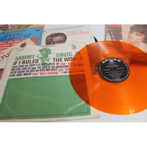 294 - Collection of Taiwan pressings to include Sammy Davis Junior on orange vinyl, Simon Crum on re vinyl... 