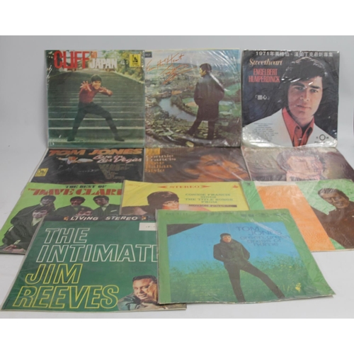 297 - Taiwan pressing records to include Cliff in Japan, Tom Jones, The Best of Dave Clark Five, John Fred... 