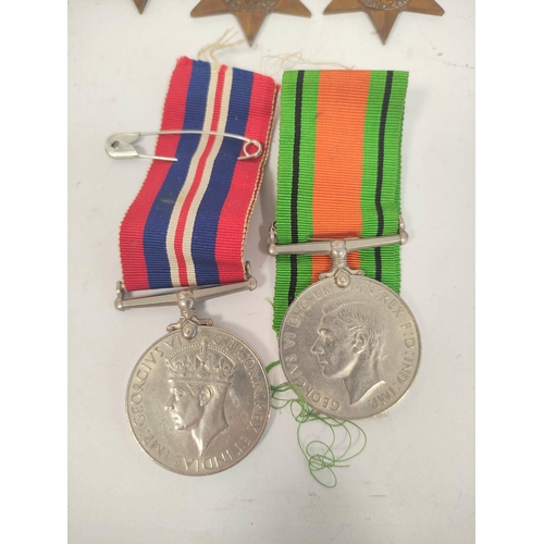 207 - WW2. Medal group presented to Gnr R. Nesbitt R.A 874148 comprising of Territorial Efficiency Medal, ... 