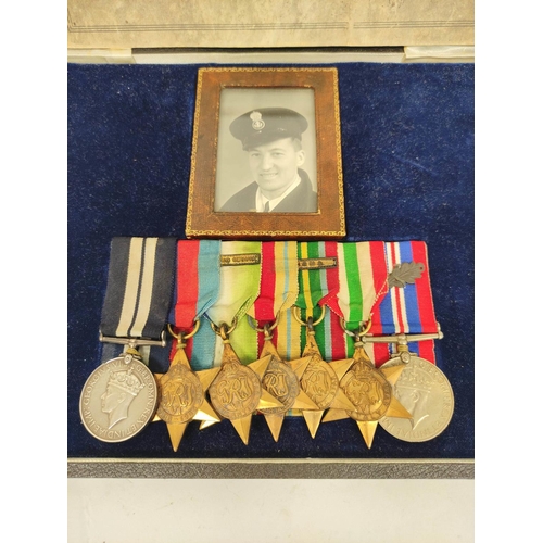 208 - WW2. Naval Distinguished Service Medal group presented to Petty Officer J.H Coram LT/JX198787. Compr... 