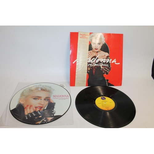 302 - Madonna Causing a Commotion picture disc 12'' vinyl limited edition and a Madonna You Can Dance reco... 