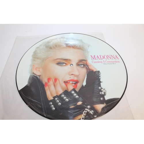 302 - Madonna Causing a Commotion picture disc 12'' vinyl limited edition and a Madonna You Can Dance reco... 