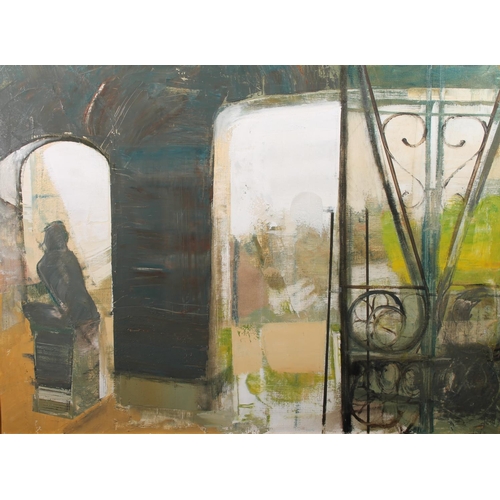 260 - MARDI BARRIE RSW (Scottish 1931-2004) *ARR* Glimpse of Petworth Oil on canvas, unsigned, 70cm x 90cm... 