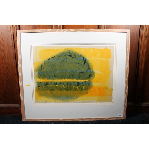 265 - IAN MCKENZIE SMITH OBE RSA PPRSW LLD (Scottish b1935) *ARR* Untitled abstract Screenprint on handmad... 