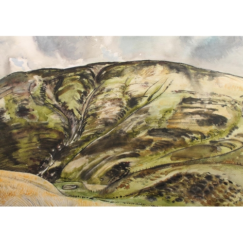 278 - DEREK CLARKE MBE RP RSW RSA (British 1912-2014) *ARR* Borders Landscape Watercolour, signed lower le... 