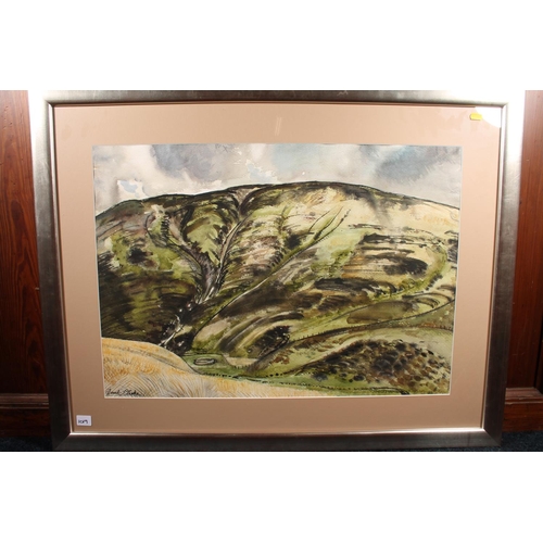 278 - DEREK CLARKE MBE RP RSW RSA (British 1912-2014) *ARR* Borders Landscape Watercolour, signed lower le... 