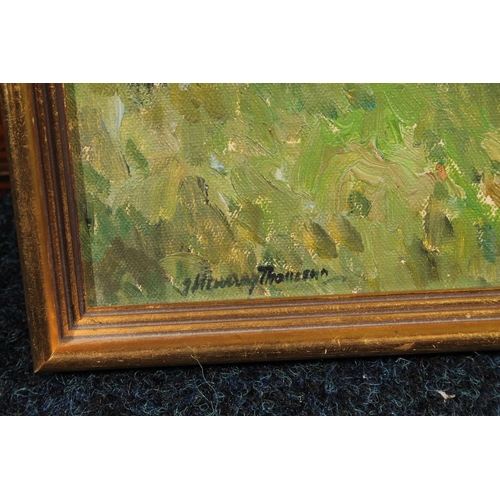 285 - JOHN MURRAY THOMSON RSA RSW PPSSA (Scottish, 1885-1974) *ARR* Cows in a field Oil on board, signed l... 