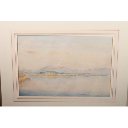 302 - KATHERINE (KATE) CAMERON RSW ARE (1874-1965) *ARR* Landscape possibly Argyll across Dunstaffage bay ... 