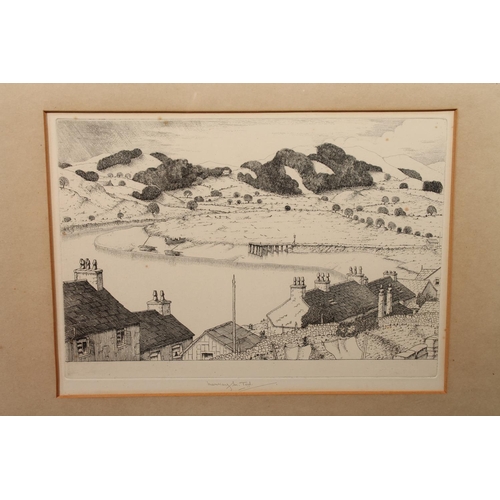 321 - MURRAY MACPHERSON TOD RSW RE (1909-1974) *ARR* Estuary of the Urr at Kippford Etching, pencil signed... 