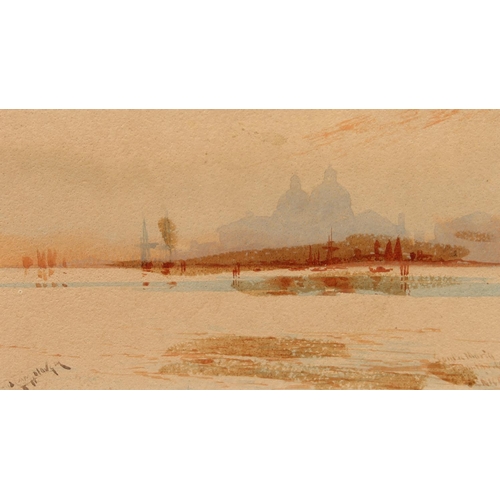 322 - AUGUST OSBOURNE LAMPLOUGH (British 1877-1930) VenicePair of watercolours, each signed and titled, 9c... 