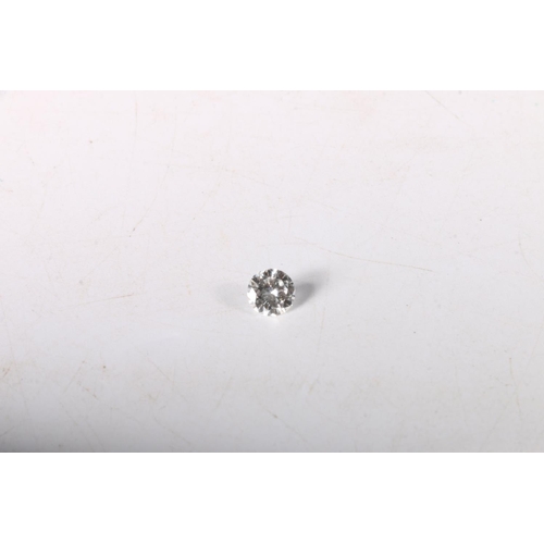 141 - Unmounted 1.05ct diamond.