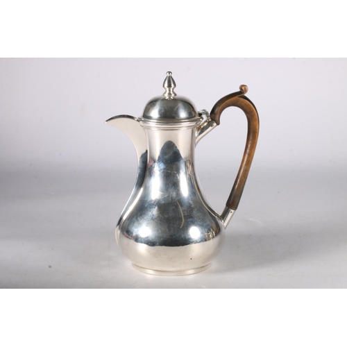 68 - Hamilton and Inches Victorian silver chocolate pot, hallmarked Edinburgh 1898, 21cm tall, 626g gross... 