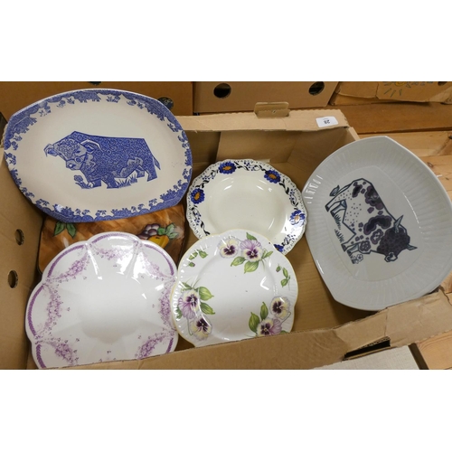 105 - Collection of vintage collector’s plates.