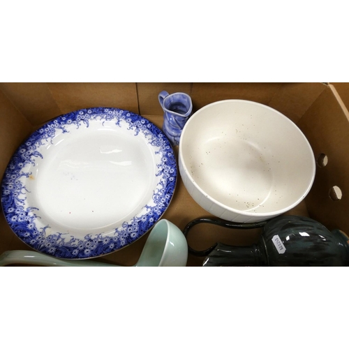 112 - Collection of decorative ceramics include Doulton plate, Shorter and Sons bowl etc.