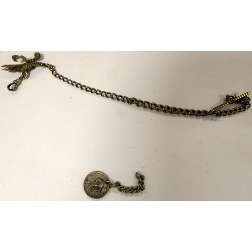 84 - Small silver chain.