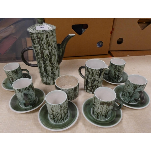 95 - Cinque Ports Pottery Ltd, coffee set 