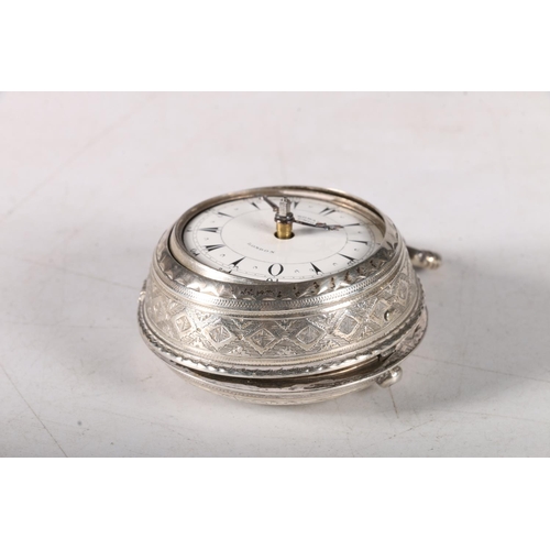 94 - 19th century pair cased watch for Turkish Market, dial inscribed Edward Prior London, movement numbe... 