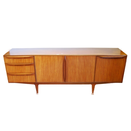 339 - Mid-century teak sideboard by McIntosh & Co., Kirkcaldy with two central cupboard doors enclosin... 