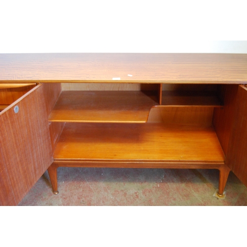 339 - Mid-century teak sideboard by McIntosh & Co., Kirkcaldy with two central cupboard doors enclosin... 