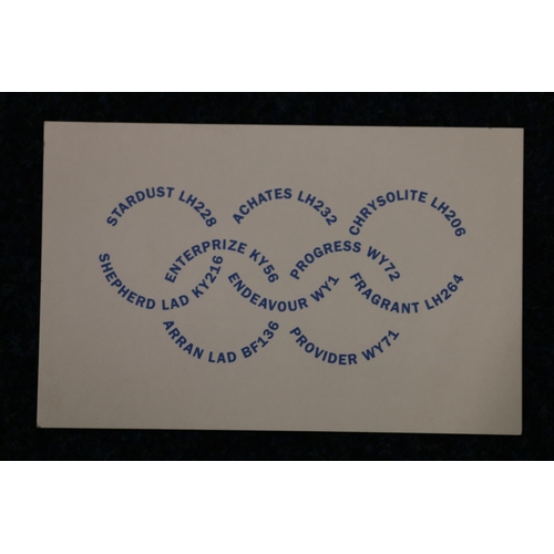 338 - IAN HAMILTON FINLAY (Scottish 1925-2006) *ARR* Homage to Walker Reekie's Ring Netters Lithograph, pr... 