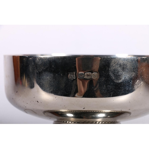 35 - George V silver footed bowl, 