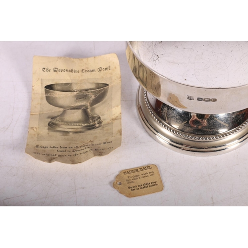 35 - George V silver footed bowl, 