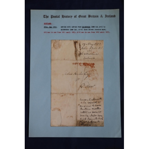 395 - Manuscripts to include 18th c. Instrument of Sasine on vellum dated 1741 with accompanying letter fr... 