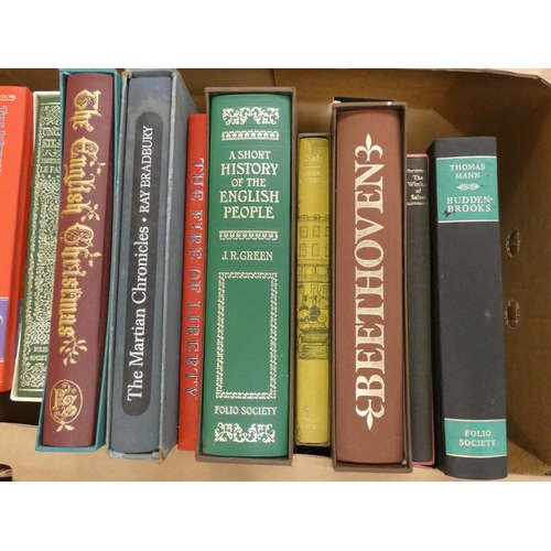 100 - FOLIO SOCIETY.  14 various vols., mainly in slip cases.