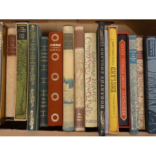 102 - FOLIO SOCIETY.  19 various vols., mainly in slip cases.