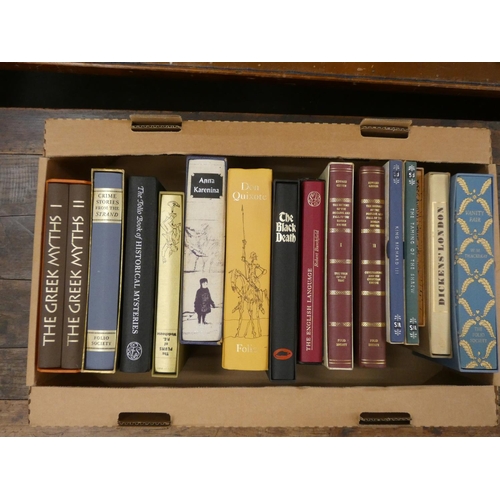 103 - FOLIO SOCIETY.  16 various vols., mainly in slip cases.