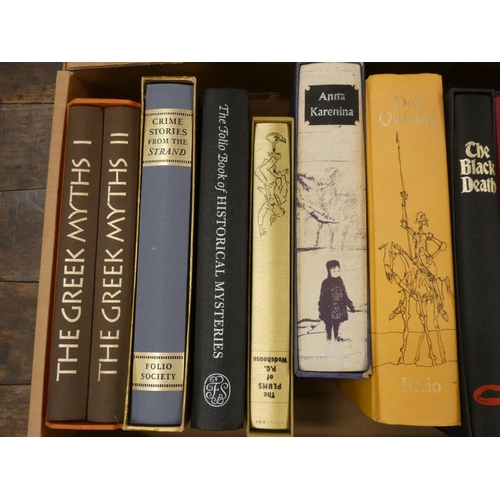 103 - FOLIO SOCIETY.  16 various vols., mainly in slip cases.